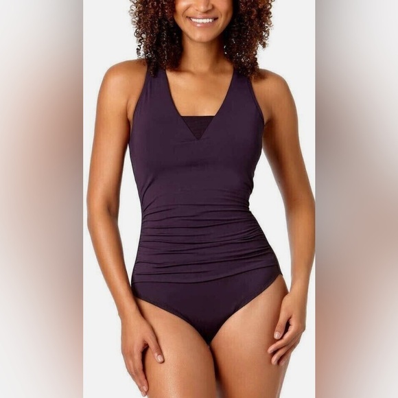 Lands End Grecian Style  Swimsuit - Picture 1 of 9